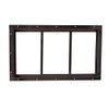 Shed Window 10x23 Transom - Fixed Design with Tempered Glass