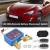 Vkinman 12V 240A Remote Battery Disconnect Switch, Anti Theft Car