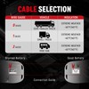 TOPDC 2 Gauge 20 Feet Jumper Cables for Car, SUV