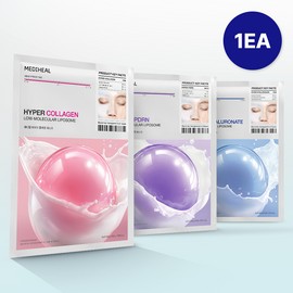 MEDIHEAL Hyper Mask Sheet 1ea (PDRN/Collagen/Hyaluronic Acid) - Hyaluronic Acid 1ea