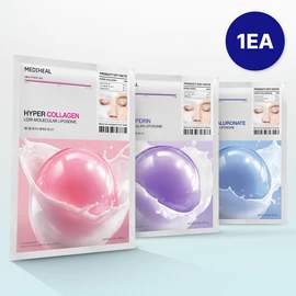 MEDIHEAL Hyper Mask Sheet 1ea (PDRN/Collagen/Hyaluronic Acid) - Hyaluronic Acid 1ea