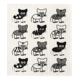 Retrokitchen 100% Biodegradable Dishcloth - Cat