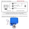 Motorized Ball Valve, Stainless Steel Electric Valves IP67 DC12V 1/2in