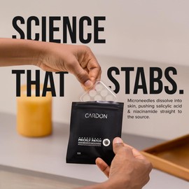 Cardon Prickly Pimple Patches, Spot Acne Treatment for Pimples, Blackheads, Zit Clearing Acne Patches, Salicylic Acid, 1-step Facial Treatment for Blemishes, Razor Bumps, Ingrown Hairs, (9 CT)