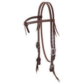Weaver Leather unisex adult Working Tack Futurity Knot Browband Headstall, Floral, 1 Count Pack of US