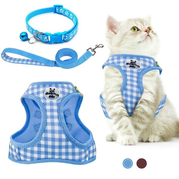 VINEST Cat Harness with Lead, Escape Proof for 2.5-5.5 kg