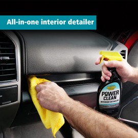Invisible Glass 92024-4PK Power Clean Automotive Interior Detailer Cleaner Protectant and Conditioner to Restore Interior Surfaces Prevent Fading, 22 Fl Oz, Pack of 4