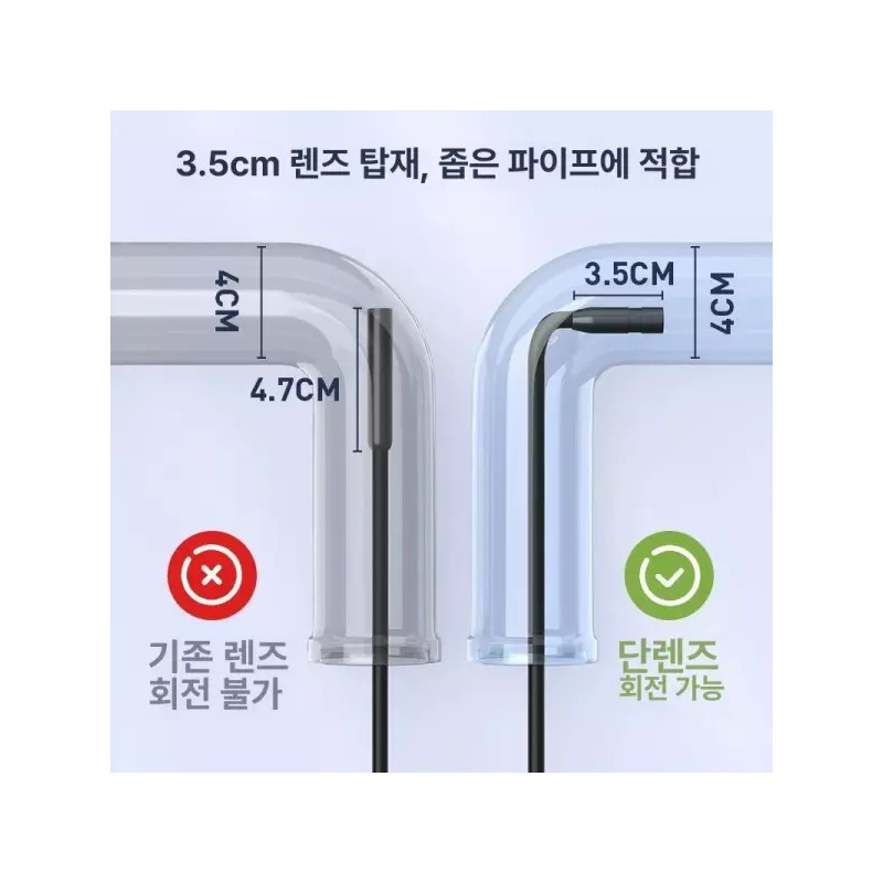 배관 내시경 탐지기 산업용 파이프 배관내시경 케이블 하수구내시경 송신기 방수