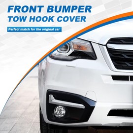 CZShiYue Car Front Right Bumper Tow Hook Cover for Subaru Forester 2016 2017 2018 Tow Hook Eye Hole Cover 57731-SG220 (Silver, Right Passenger Side)