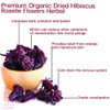 Lamoone Premium Organic Dried Hibiscus Roselle Flowers Herbal Tea organically