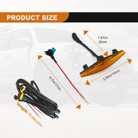 Led Amber Lights with Fuse LED Grill Lights for 2014-2023 Toyota 4Runner TRD Pro Grille, TRD Off-Road, Limited, TRD Pro, Including SR5 (4pcs)