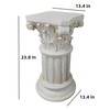 Exquisite Magnesium Oxide Corinthian Greek Column Pillar with Stand Base