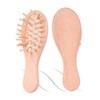 Gatuida Natural Beech Wooden Paddle Hair Brush Ergonomic Scalp Massage