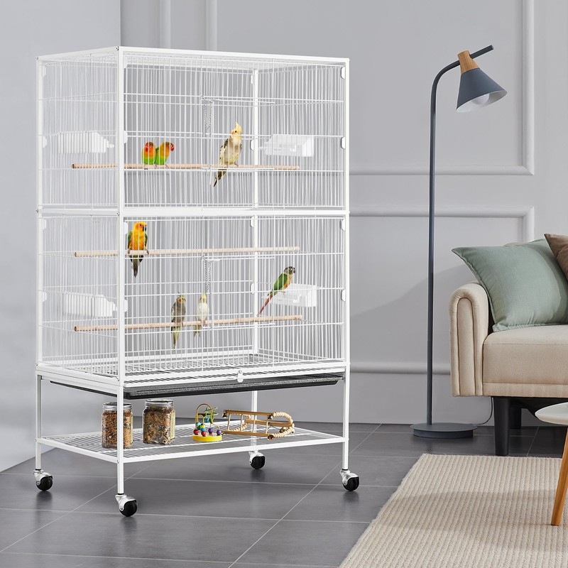 Yaheetech 52inch Bird Cage Extra Large Parakeet Parrot Cage for