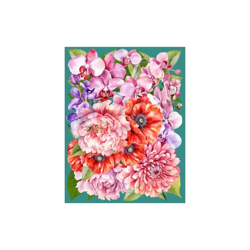 Ultimate Wellness Accountability Planner Tracker & Appointment Journal: Pretty Pollinators