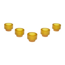 Armerah Basin 810 Drip Tip eCig Mouthpiece Short/Extra-Wide PEI Thermoplastic 5 Pack