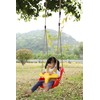PLAYBERG Red Plastic Baby and Toddler Swing Seat with Hanging
