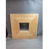 IKEA MALMA Mirror Natural Wood Framed 10"x10" Unfinished Pine