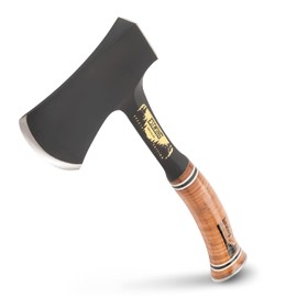 ESTWING Sportsman's Axe - Camping Hatchet with Forged Steel Construction & Genuine Leather Grip