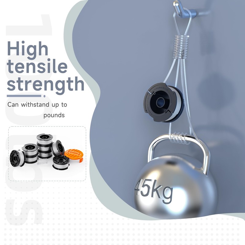 POSUGEAR 10 PCS Weed Wacker String, Trimmer Line Compatible with