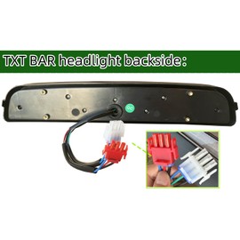 Dr.Acces EZGO TXT LED Light Bar Headlight | TXT All LED Head Light bar for EZGO TXT Headlight Years 1996-2013 Electric Golf cart