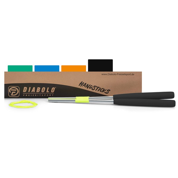 Diabolo Hand Sticks (32 cm) Made of Aluminium with Replacement