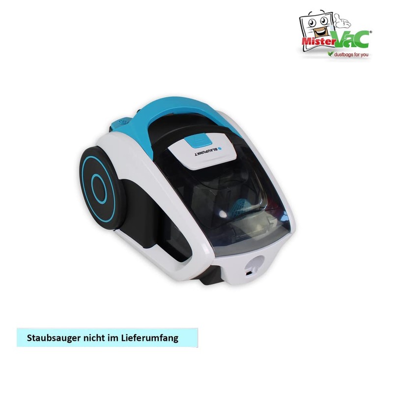 MisterVac 2 x dust container filters + 1 x exhaust