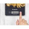 BEPER P102BIL003 Digital Kitchen Scale, Tempered Glass Top, Kitchen Scales