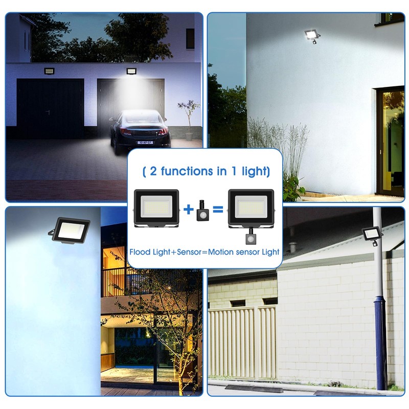 Probapro 30 W LED Spotlight with Motion Sensor Outdoor, IP65