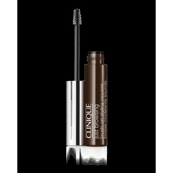 CLINIQUE JUST BROWSING BRUSH ON STYLING MOUSSE Brown/Black