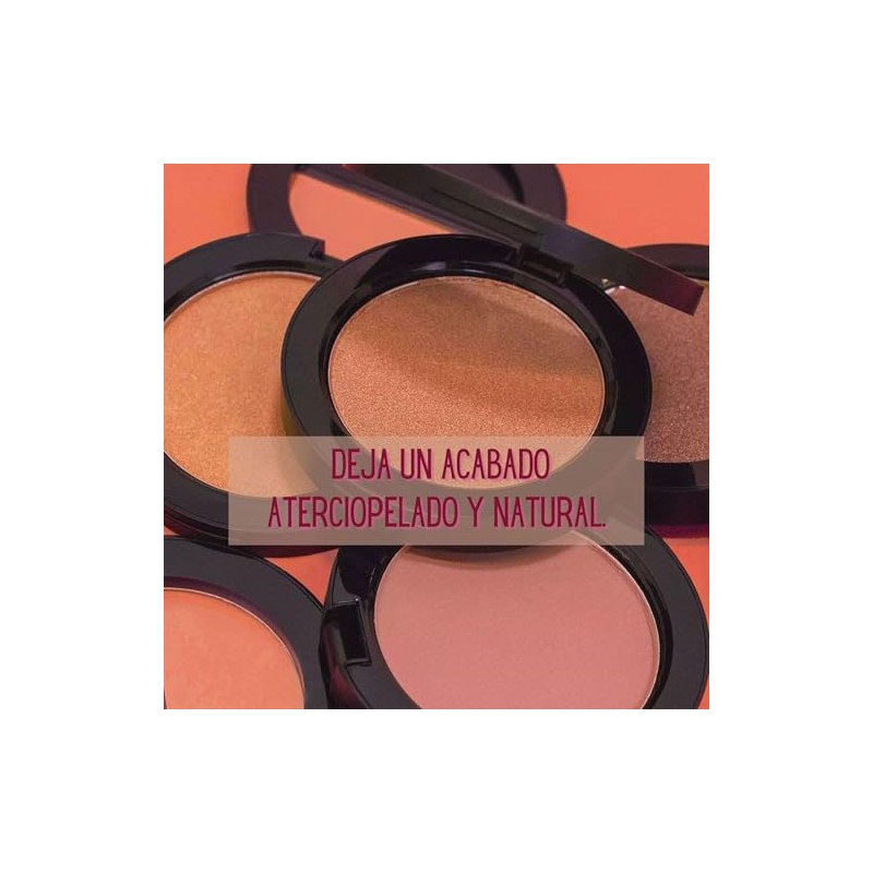 GOC, Rubor en polvo, Single Blush, Textura suave, Larga duración,