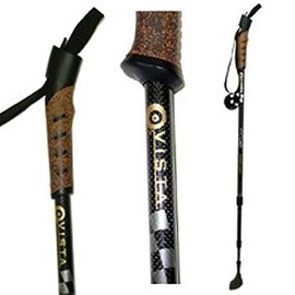 Vista International GC-035 Telescopic Hiking Staff/Carbon Fiber/Anti-Lock System