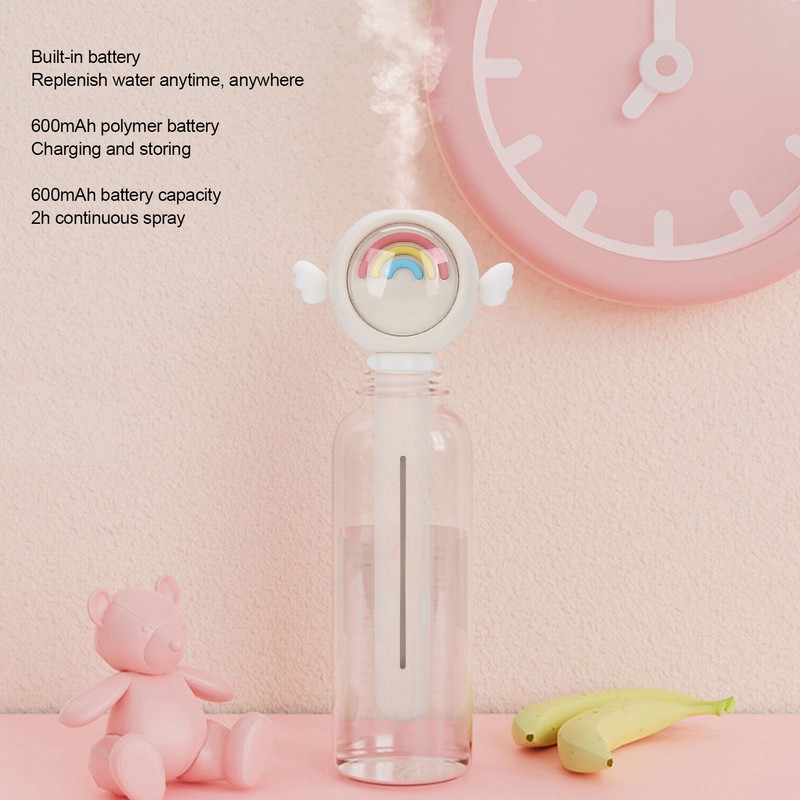Mini Face Mist Maker Cute Cartoon USB Portable Humidifier Diffuser