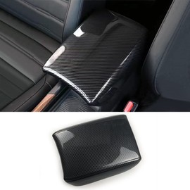 TKREENO Car Interior Center Armrest Box Cover Console Box Protect Decorate Covers Auto Accessories for Honda CRV CR-V 2017 2018 2019 2020 2021 2022(Carbon Fiber Color)