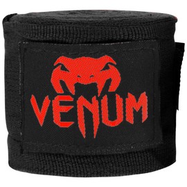 Venum Boxing Handwraps, Kontact Vendas De Boxeo 2 5 M Color Negro/rojo Y Hombre, 2.5 M