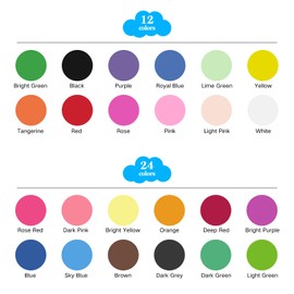 Wolwefa Modeling Clay Kit - 24 Colors Air Dry Ultra Light Clay, Magic Clay, DIY Molding Clay for Kids, DIY Clay Kit with Sculpting Tools, Decoration Accessories, Kids Art Crafts