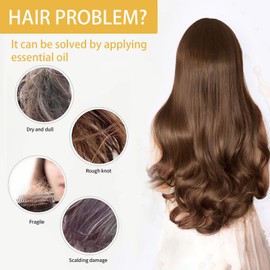 Capsules for Hair Care, Hair Oil Serum, 30PCS Hair Care Moisturizing Anti Frizz Hair Break Repair Essential Oil for Hair Repair and Care, Improves Dryness and Frizz (Yellow)