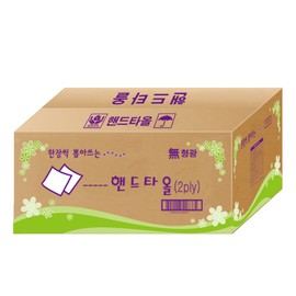 Non-fluorescent hand towel 2-ply 30 bands (2,700 sheets) / 무형광 핸드타올 2겹 30밴드(2700매)