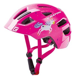 Cratoni Girls' Maxster Helmet, Unicorn/Pink Shine, 1 Size