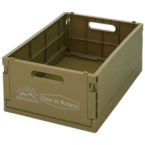 Skater CTO2-A Storage Box, Foldable, Storage Container Box, Medium Size, Live in Nature