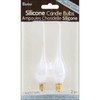 Darice Candle Lamp Collection Silicone Candle Bulbs-5 Watt 2/Pkg