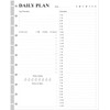 Yaridar Undated Daily Planner Refill - 11 Disc Discbound To