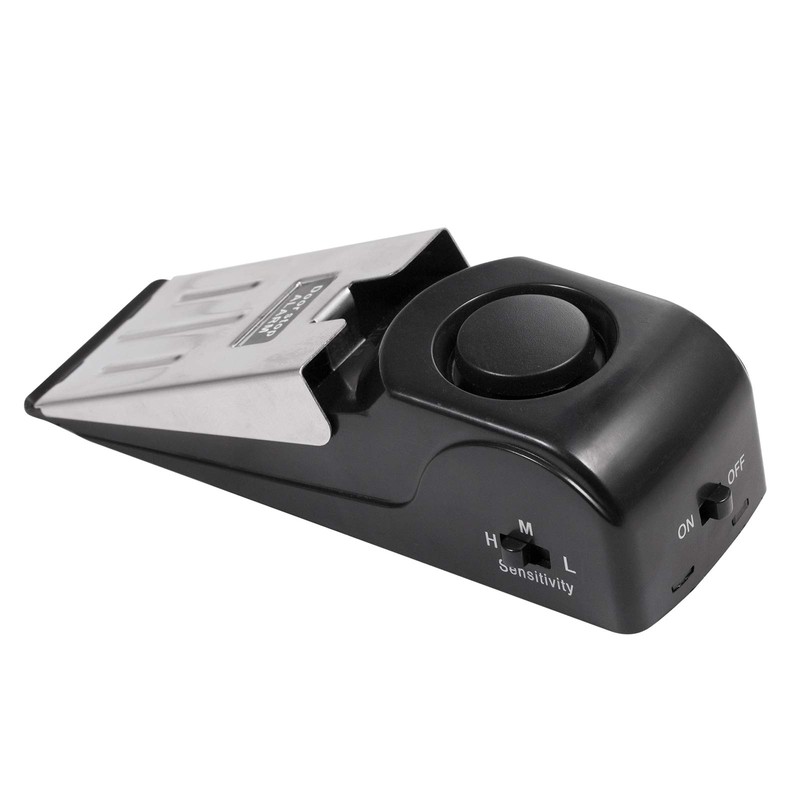 Door Stop Alarm 2 Pack, 120 dB Door Stopper Wedge