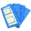 QWORK® 4 Pack Reusable Microfibre Mop Pads 32 * 17cm,