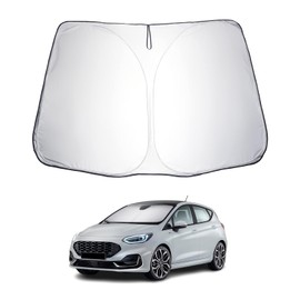 Compatible with Ford Fiesta MK8 ST 2017-2023 2024 Front Windshield Sunshade Foldable Cover Visor Sunshades Reflective UV Dust Protector