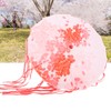 Silk Ribbon Umbrella Art Craft Decorative Photo Dance Perform Prop