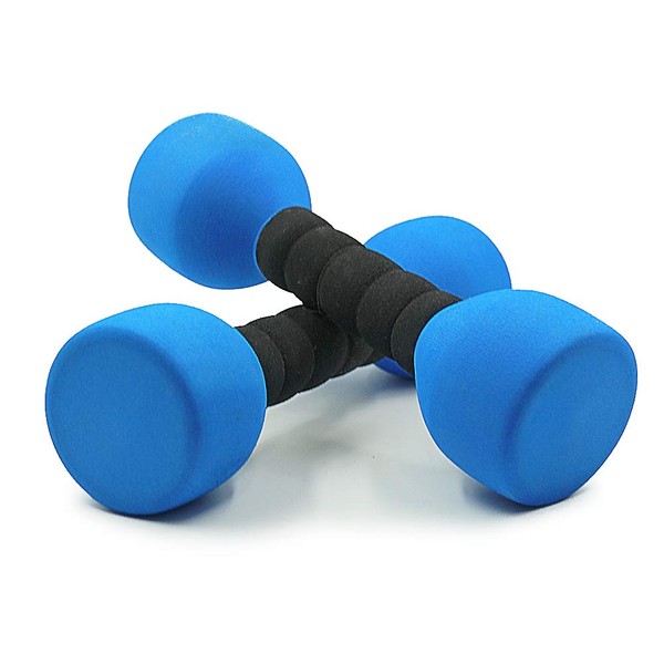 Aoneky Foam Covered Weights for Kids, Recommended for Boys Girls Aged 3 to 6 Years Old, Children Safe Exercise Toy Dumbbell, 2 lbs