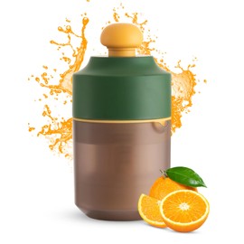 Pitasha Lemon Squeezer Manual Portable Easy with Scale Two Modes of Use for Different Fruits