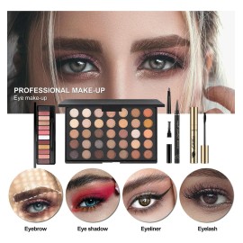 Set Completo De Maquillaje, Set De Regalo De Maquillaje Todo