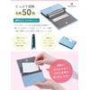 DIALQUAL Women's Business Card Holder, Leather, Large Capacity, Holds 50